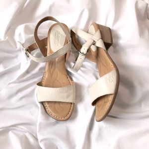 BORN LEATHER HEELED SANDALS 🌊